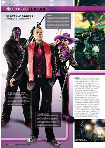 Saints Row: The Third - Сканы из журнала Xbox World